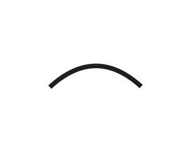 black and white collide isolated on white