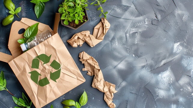 Striking recycle logo highlights the critical role