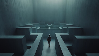 Lost in the Maze: Abstract Concept of Isolation and Decision-Making