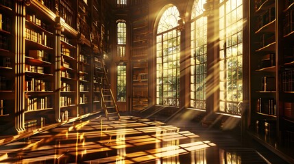 Library background