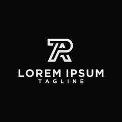 ap or pa monogram logo design