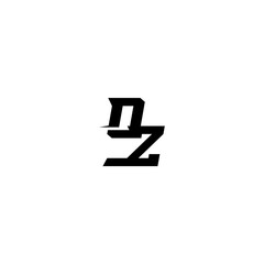 esport monogram initial boldand cool concept OZ sporty style letter