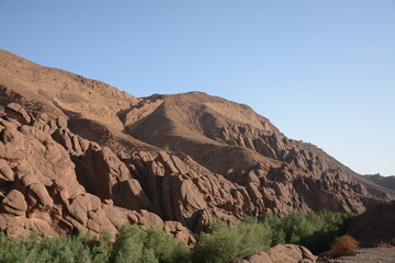 View in the Moroccan desert