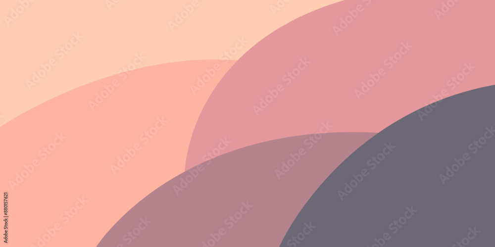 Poster abstract background with dynamic wavy shapes, colorful minimal wavy background with soft color, vect