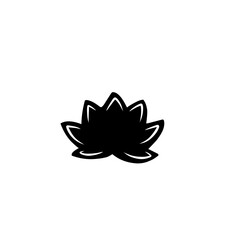 lotus silhouette icon