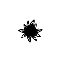lotus silhouette icon
