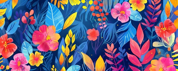 Vibrant Floral Pattern