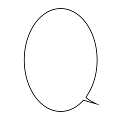 吹き出し斜め下