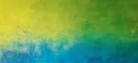 Abstract Dynamic Lime and Blue Color Transition