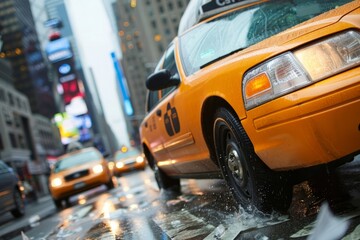 Fototapeta premium Cash taxi