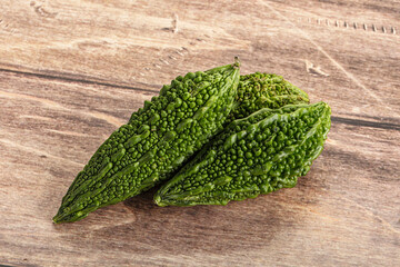 Green raw bitter lemon vegetables