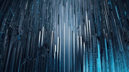 blue abstract background geometric lines generate ai