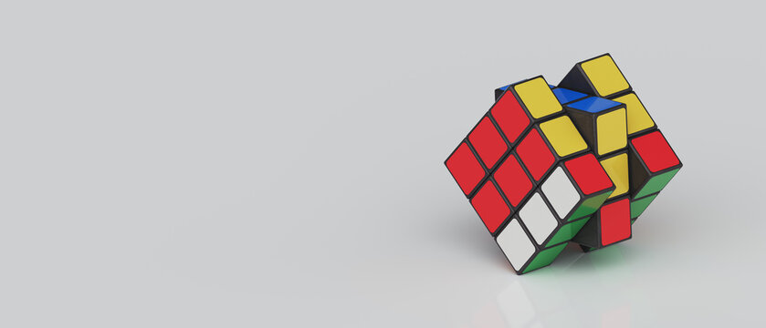 Rubik Cube with text space 3x3 Puzzle Cube toy