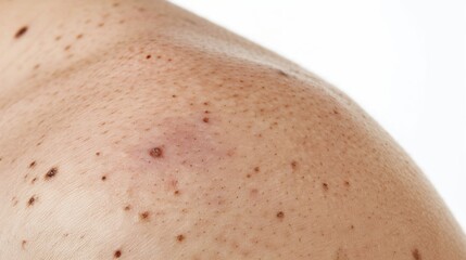 Fototapeta premium Human Skin with Moles