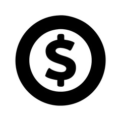 Obraz premium dollar sign icon 