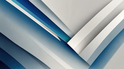 Obraz premium white abstract background geometric lines pattern mode generate ai