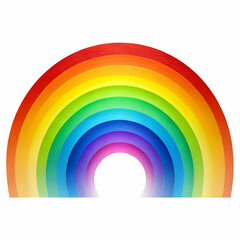 Obraz premium a rainbow coloured rainbow is coloured the rainbow