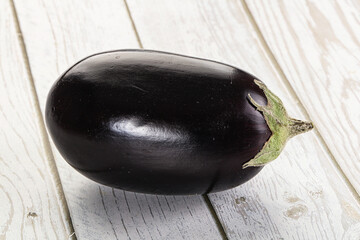 Ripe tasty natural organic eggplant