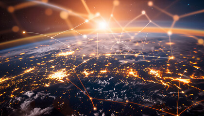 Fototapeta premium Supply Chain and Logistics: Optimizing Operations for Efficiency and Effectiveness. Explore the critical role of supply chain and logistics in modern business operations, emphasizing the importance 