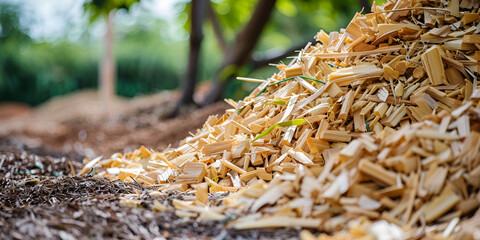 "Sustainable Agriculture: Utilizing Wood Chips for Soil Health"
"Eco-Friendly Farming: Enhancing Soil with Natural Wood Chips"
