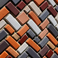 Fototapeta premium red brick wall