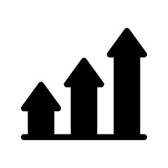 Increase Icon Vector Symbol Design Illustration