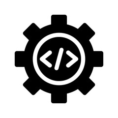 Code Optimization Icon Vector Symbol Design Illustration