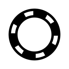 Naklejka premium Coin Icon Vector Symbol Design Illustration