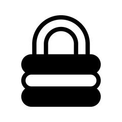 Padlock Icon Vector Symbol Design Illustration