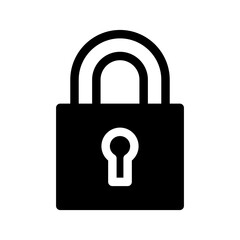 Lock Icon Vector Symbol Design Illustration