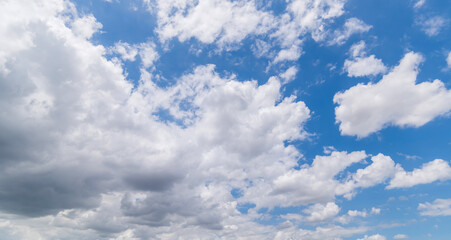 Obraz premium clear blue sky background,clouds with background. 