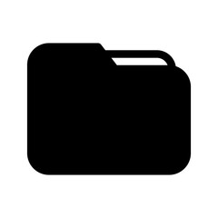 Folder Icon Vector Symbol Design Illustration