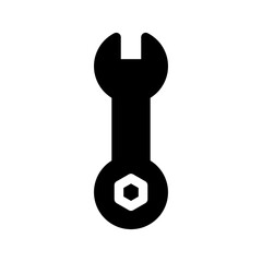 Wrench Icon Vector Symbol Design Illustration