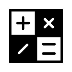 Obraz premium Maths Icon Vector Symbol Design Illustration