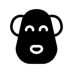 Dog Icon Vector Symbol Design Illustration