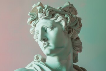 a statue of a man