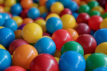 Multiple colored balls