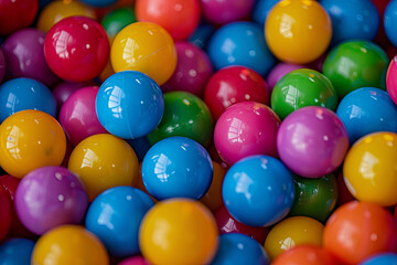 Multiple colored balls