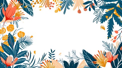 Doodle Print Border Design for Employee Appreciation Day Celebrates Remarkable Resilience Worldwide