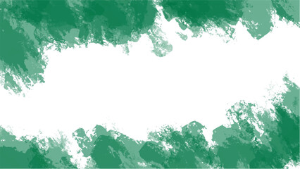 Abstract green watercolor background.Hand painted watercolor. vector
