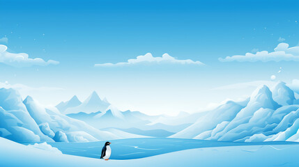 generated illustration of Celebrate World Penguin Day on April 25