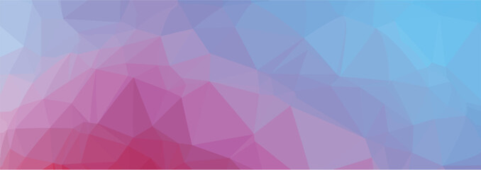 Gradient multicolor polygon pattern. Low poly design. Vector illustration

