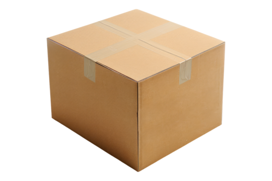 Close box isolated on transparent background