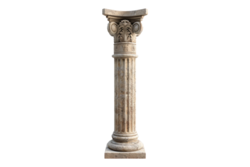 column isolated on transparent background