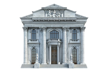 Fototapeta premium Court house isolated on transparent background
