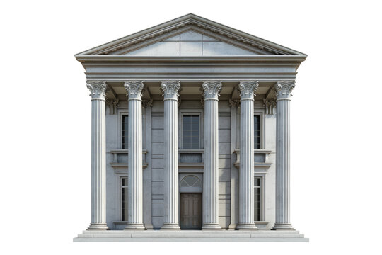 recommend clip art: Court house isolated on transparent background