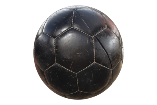 Foot ball isolated on transparent background