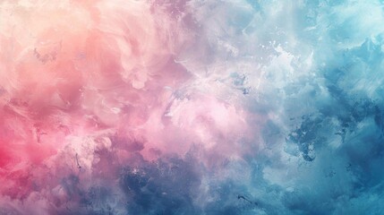Fototapeta premium Soft pastel abstract wallpaper with a digital LED texture and a subtle grid pattern, blending light pinks and blues for a tranquil and stylish appearance