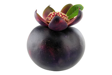 Mangosteen isolated on transparent background