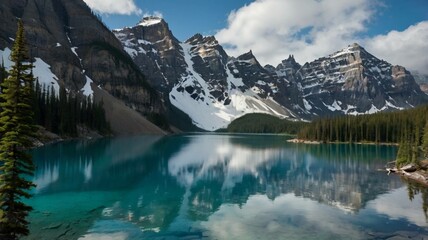 Serene Majesty of Moraine Lake